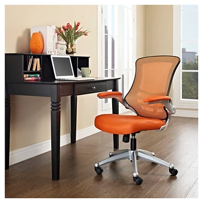Attainment Office Chair Orange - Modway 3 Attainment Office Chair Orange - Modway - Image 3