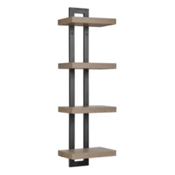 36" X 11" 4 Tier Ladder Bracket Floating Wall Shelf Unit - Danya B. -WorkHaven Sales Shop GUEST f3444f95 c66e 4481 8e3c 0beb40458c4b