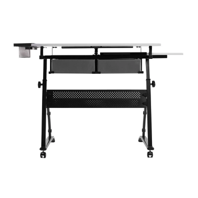 Core Drawing Table And Stool Set Charcoal Black/White - Studio Designs 7 Core Drawing Table And Stool Set Charcoal Black/White - Studio Designs - Image 7