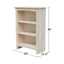 36"x24" Shaker Bookcase Unfinished - International Concepts -WorkHaven Sales Shop GUEST f40913a4 4489 4e54 8122 f4cc4e5b8be7