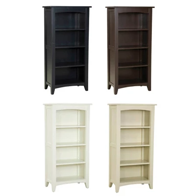 48" Shaker Cottage 4 Shelf Bookcase Ivory - Alaterre Furniture 4 48" Shaker Cottage 4 Shelf Bookcase Ivory - Alaterre Furniture - Image 4