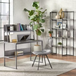 Vermillion Desk With Hutch Black/Gray - Buylateral 7 Vermillion Desk With Hutch Black/Gray - Buylateral -WorkHaven Sales Shop GUEST f426639e dd9e 4096 be7c 28bc4cc0e16c