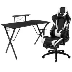 BlackArc Tango Gaming Desk & Chair Set - Reclining Gaming Chair With Slide-Out Footrest & Gaming Desk With Cupholder/Headphone Hook 27 BlackArc Tango Gaming Desk & Chair Set - Reclining Gaming Chair With Slide-Out Footrest & Gaming Desk With Cupholder/Headphone Hook -WorkHaven Sales Shop GUEST f49a3922 8a3e 4b16 9cb8 60293e160b7c