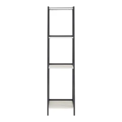 3pc Neveah Marble Ladder Desk And Bookcase Set Matte Black - Inspire Q -WorkHaven Sales Shop GUEST f5a5119b cb52 4f10 915d c4a916fbbaac