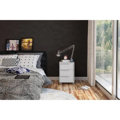 Maia 3 Drawer File Cabinet White - Polifurniture 12 Maia 3 Drawer File Cabinet White - Polifurniture - Image 12