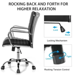 Costway Set Of 2 PU Leather Office Chair High Back Conference Task Chair W/Armrests 15 Costway Set Of 2 PU Leather Office Chair High Back Conference Task Chair W/Armrests -WorkHaven Sales Shop GUEST f6a256fa d625 4cae 89e8 179f7e6cf256