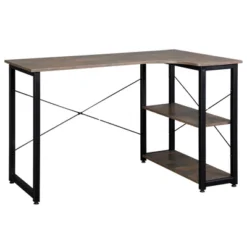 HOMCOM L-Shaped Computer Desk Home Office Corner Desk Study Workstation Table With With Wide Desktop, 2 Side Shelves, Steel Frame 13 HOMCOM L-Shaped Computer Desk Home Office Corner Desk Study Workstation Table With With Wide Desktop, 2 Side Shelves, Steel Frame -WorkHaven Sales Shop GUEST f6c59609 3a04 42d5 89ea 8546d4252645