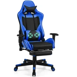 Costway Massage Gaming Chair Reclining Racing Office Computer Chair With Footrest WhiteBluePinkRed 24 Costway Massage Gaming Chair Reclining Racing Office Computer Chair With Footrest WhiteBluePinkRed -WorkHaven Sales Shop GUEST f7575614 79bb 4726 94e3 d123d902e0d4