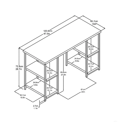 Arborview Double Pedestal Desk - Room & Joy 5 Arborview Double Pedestal Desk - Room & Joy - Image 5