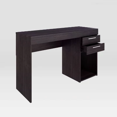 Home Office Workstation With Storage Espresso - Techni Mobili 4 Home Office Workstation With Storage Espresso - Techni Mobili - Image 4