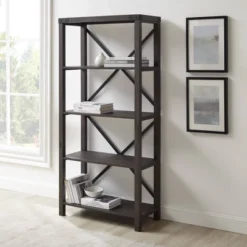 64" Sophie Industrial X Frame Bookshelf - Saracina Home 19 64" Sophie Industrial X Frame Bookshelf - Saracina Home -WorkHaven Sales Shop GUEST f908d7b3 661c 46ae ab56 a80cf992563d