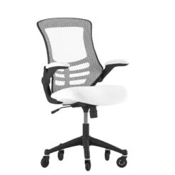Flash Furniture Kelista Mid-Back Swivel Ergonomic Task Office Chair With Flip-Up Arms And Transparent Roller Wheels -WorkHaven Sales Shop GUEST f949cc23 ad0e 48ff bc07 4268ce5dc733