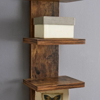 30" X 6" Slim Vertical Column Wall Shelf - Danya B. 3 30" X 6" Slim Vertical Column Wall Shelf - Danya B. - Image 3