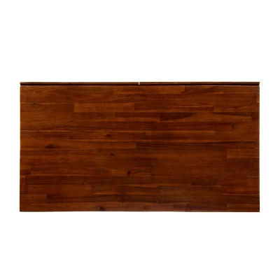 Ebany Industrial Acacia Wood Storage Desk Dark Oak - Christopher Knight Home 7 Ebany Industrial Acacia Wood Storage Desk Dark Oak - Christopher Knight Home - Image 7