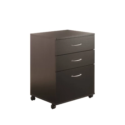 Essentials 3 Drawer Rolling Filing Cabinet - Nexera 4 Essentials 3 Drawer Rolling Filing Cabinet - Nexera - Image 4