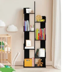 Costway 8-Tier Bookshelf Bookcase W/8 Open Compartments Space-Saving Storage Rack White/Black 15 Costway 8-Tier Bookshelf Bookcase W/8 Open Compartments Space-Saving Storage Rack White/Black -WorkHaven Sales Shop GUEST fa66378f 23c0 4db7 b593 6db268a601c4