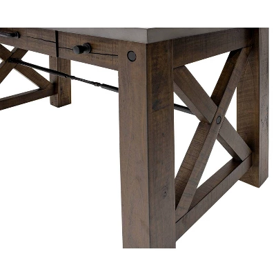 54" Jasper Writing Desk Brown - Martin Furniture 6 54" Jasper Writing Desk Brown - Martin Furniture - Image 6