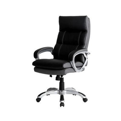 PU Leather Gaslift Adjustable Swivel Office Chair - Glitzhome 8 PU Leather Gaslift Adjustable Swivel Office Chair - Glitzhome - Image 8