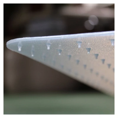 30"x47" Rectangular Polypropylene Chair Mat For Carpets White - Floortex 4 30"x47" Rectangular Polypropylene Chair Mat For Carpets White - Floortex - Image 4