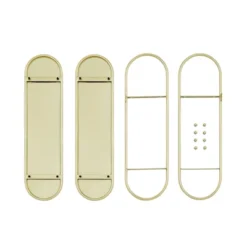 20" 2 Tier Warm Metal Hanging Bracket Wall Mounted Shelf Gold - Danya B. 20 20" 2 Tier Warm Metal Hanging Bracket Wall Mounted Shelf Gold - Danya B. -WorkHaven Sales Shop GUEST fb20f429 274a 4bb1 9729 2af707e2a88f