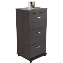 40.16" 3 Drawer Locking File Cabinet Espresso - Inval -WorkHaven Sales Shop GUEST fb2d5eb7 eefe 4761 ab1d 5cb2d85754f5