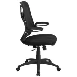 Flash Furniture High Back Black Mesh Executive Swivel Ergonomic Office Chair With Adjustable Lumbar, 2-Paddle Control And Flip-Up Arms 10 Flash Furniture High Back Black Mesh Executive Swivel Ergonomic Office Chair With Adjustable Lumbar, 2-Paddle Control And Flip-Up Arms -WorkHaven Sales Shop GUEST fbbd1a4f ed9e 4964 ba68 634b618f3a62