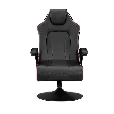 CXR3 Neo Fiber LED Audio Pedestal Gaming Chair With Subwoofer Black - X Rocker 1 CXR3 Neo Fiber LED Audio Pedestal Gaming Chair With Subwoofer Black - X Rocker