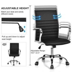 Costway Set Of 2 PU Leather Office Chair High Back Conference Task Chair W/Armrests 16 Costway Set Of 2 PU Leather Office Chair High Back Conference Task Chair W/Armrests -WorkHaven Sales Shop GUEST fc8ac907 2bb8 4814 b3a4 d45d34cebb53