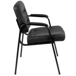Flash Furniture Darwin Flash Fundamentals Black LeatherSoft Executive Reception Chair With Black Metal Frame -WorkHaven Sales Shop GUEST fda47540 a634 4b24 bcbd 595c5f59072c