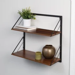 Honey-Can-Do 2 Tier Laundry Shelf With Wood Walnut 13 Honey-Can-Do 2 Tier Laundry Shelf With Wood Walnut -WorkHaven Sales Shop GUEST fdbaea9d 7af4 41b8 b3b6 7b654aa16157