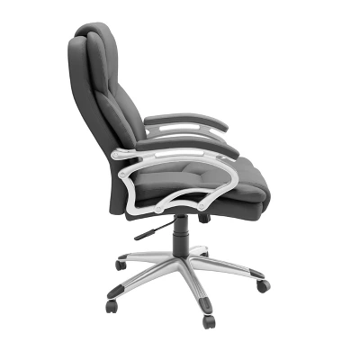 Corliving Workspace Executive Office Chair Steel Gray 1 Corliving Workspace Executive Office Chair Steel Gray