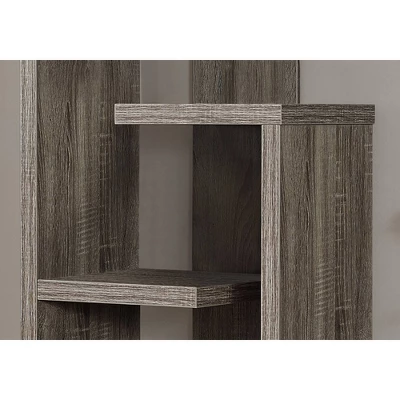 48" Bookcase With Accent Display Dark Taupe - EveryRoom 2 48" Bookcase With Accent Display Dark Taupe - EveryRoom - Image 2