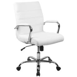 Flash Furniture Mid-Back Executive Swivel Office Chair With Metal Frame And Arms 29 Flash Furniture Mid-Back Executive Swivel Office Chair With Metal Frame And Arms -WorkHaven Sales Shop GUEST fe6fbcb2 f954 4e5a a08c 2e980eff2bf4